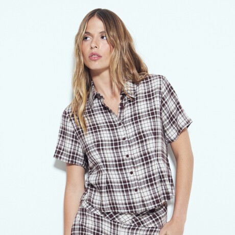 CAMISA OXFORD Chocolate