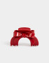 Broche Carey Broche Con Moño Rojo - Rojo Medio
