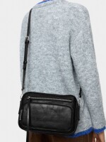 Bolso Bandolera Efecto Envejecido negro