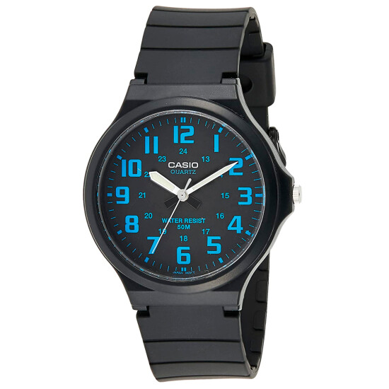 Reloj CASIO MW240-2BVDF Resina Negro Esfera 43mm 0