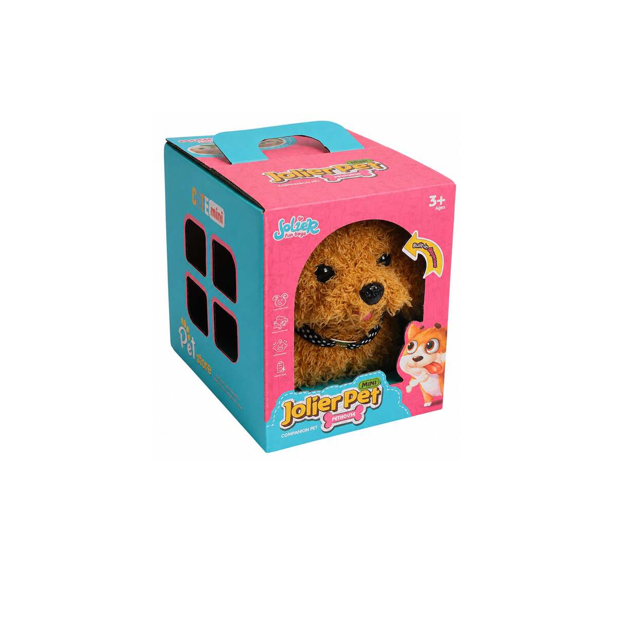 Peluche animal perrito - Marrón 