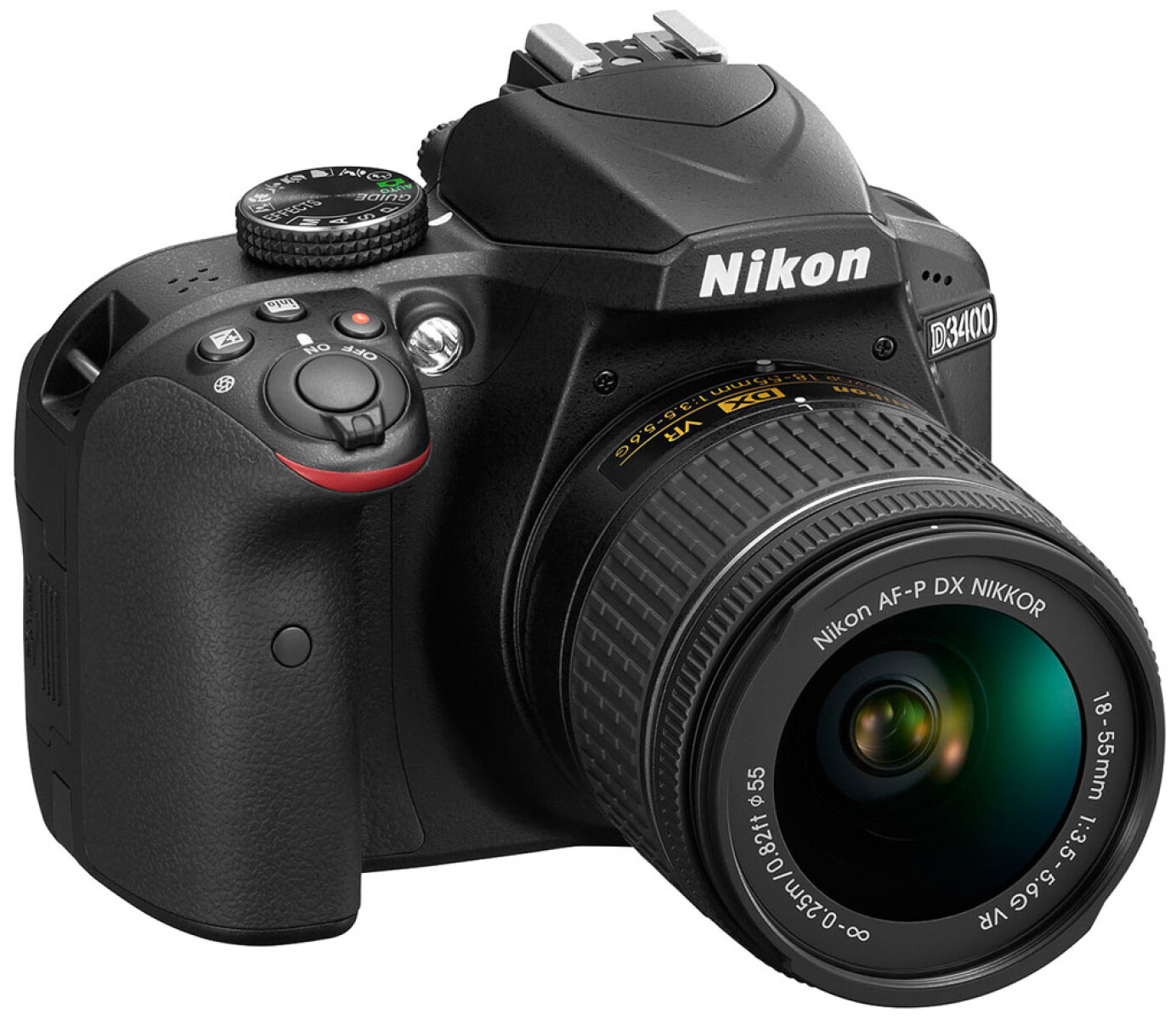 Camara Nikon D3400 24MP, Lente Vr 18-55MM 