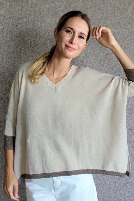 Sweater Made Arena - Tostado