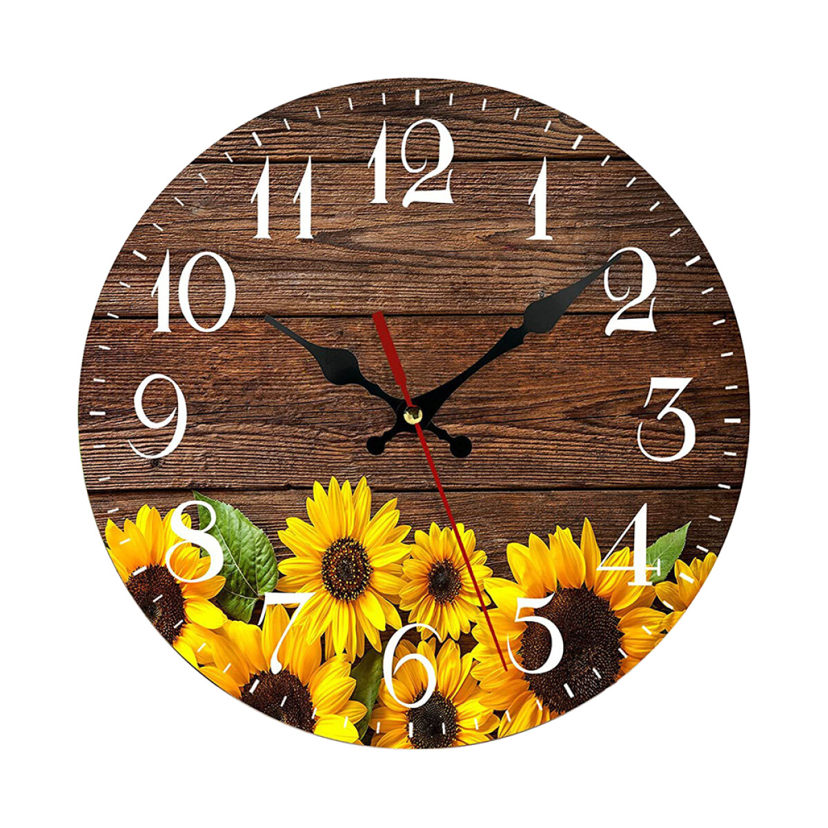 Reloj De Pared Vintage - Girasoles 
