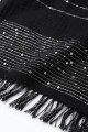 Pashmina brillos negro