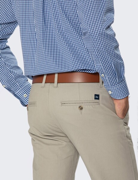 PANTALÓN CLÁSICO GABARDINA Khaki