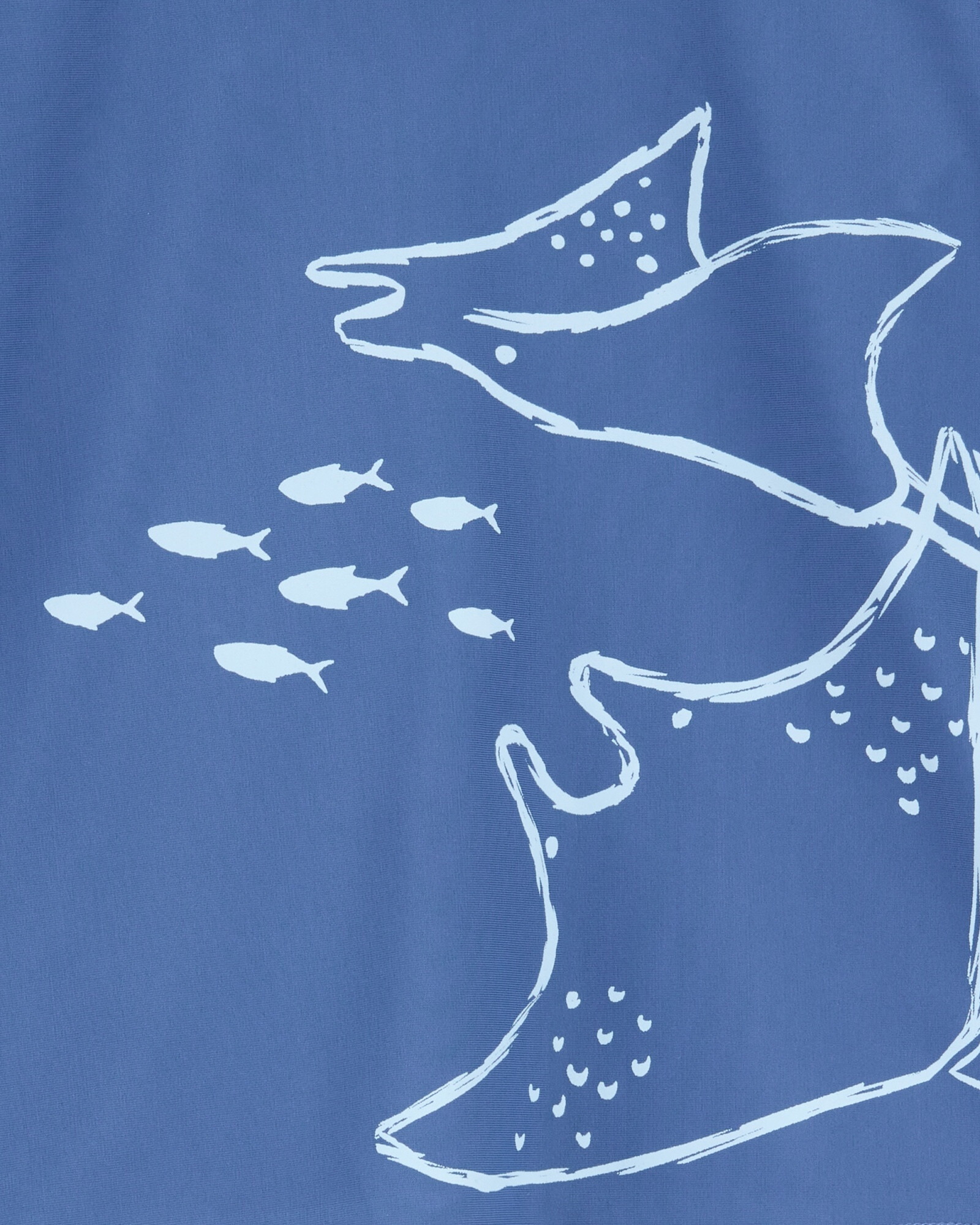 Traje de baño dos piezas, protección UPF 50+, manga corta, diseño mantarrayas Traje de baño dos piezas, protección UPF 50+, manga corta, diseño mantarrayas