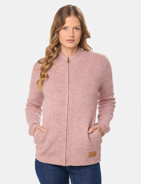 CAMPERA TEJIDA Rosado