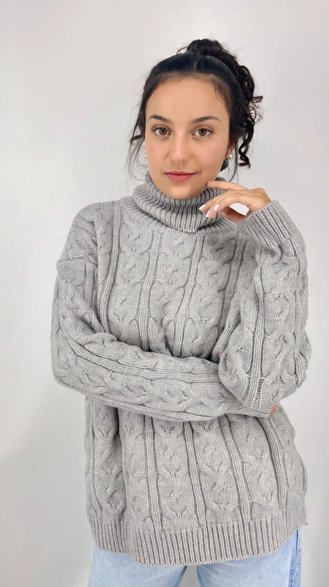 POLERON WANNA 2107 OCHOS - GRIS 