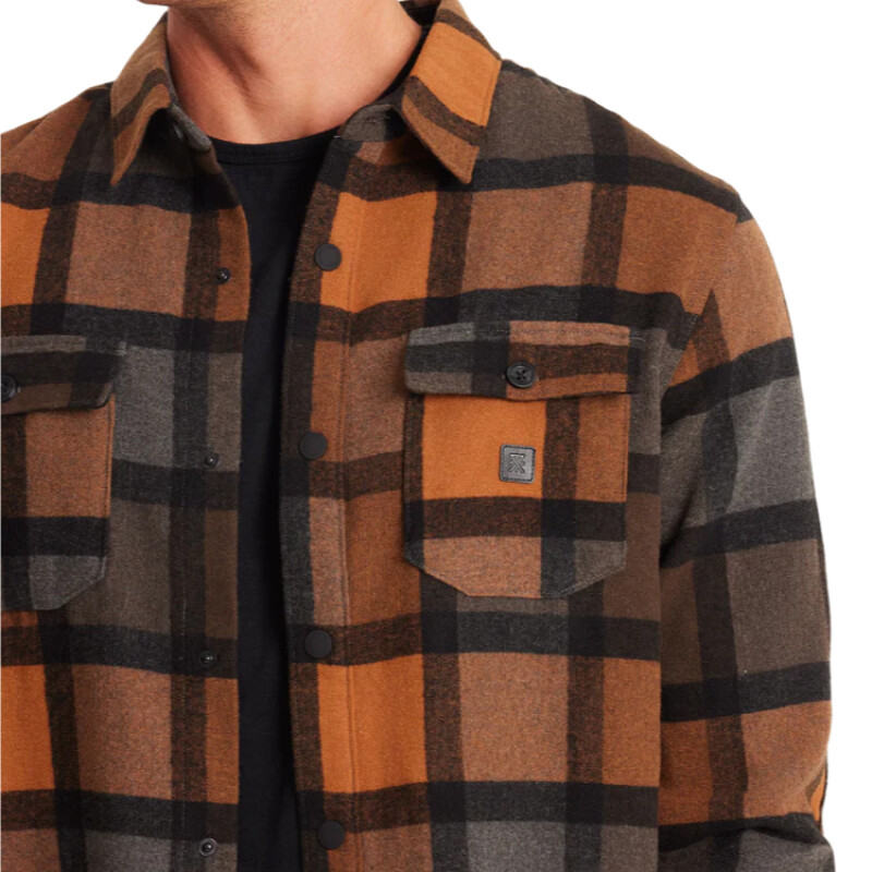 Camisa Roark Nordsman - Pecan Camisa Roark Nordsman - Pecan