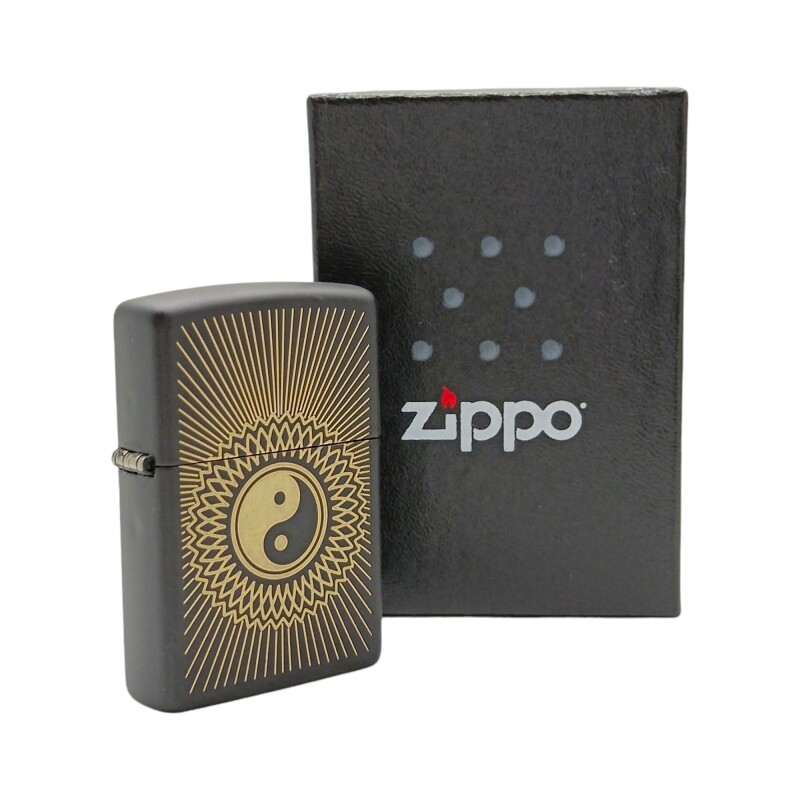 Encendedor ZIPPO 29423 Ying Yang 2 - ZP294221 negrocombinado
