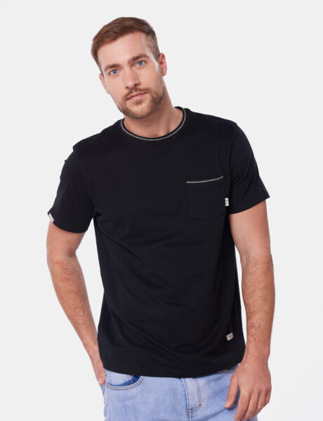 REMERA LISA Negro