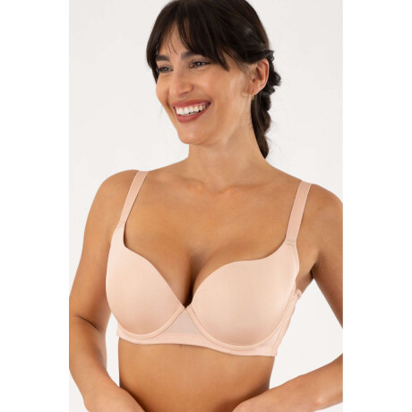 Soutien microfibra copa d Beige