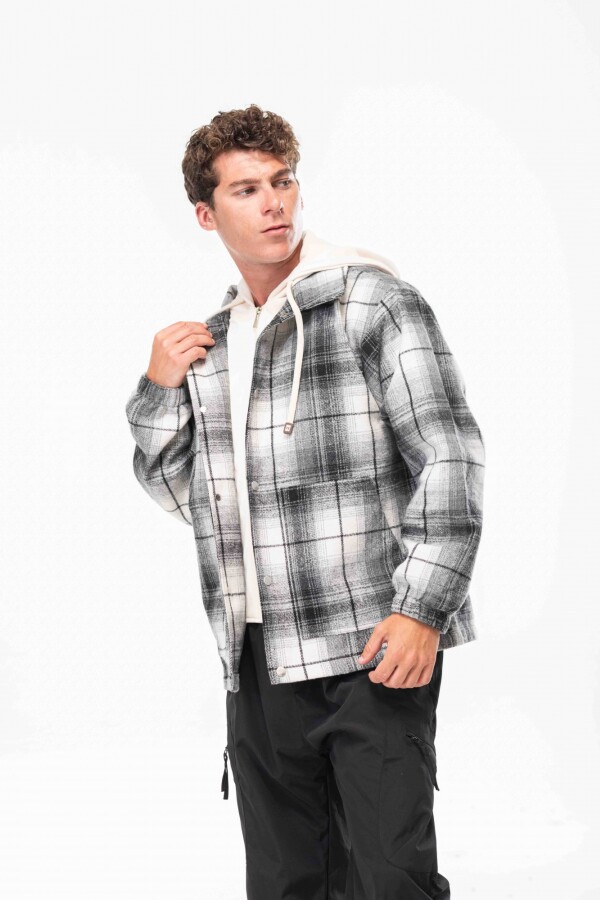 Campera Sobre Camisa Gris