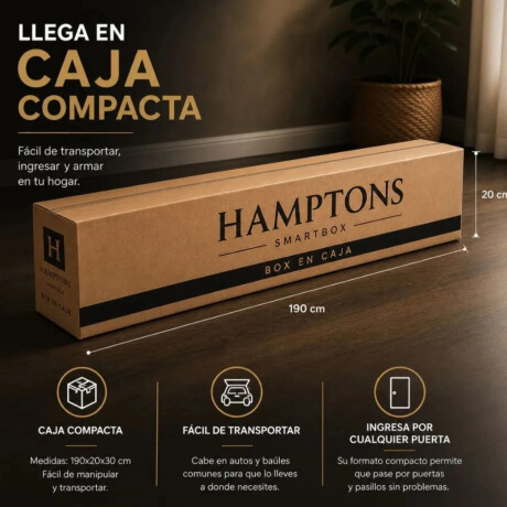 Sommier King THM Hybrid Scandium Smart Box Negro