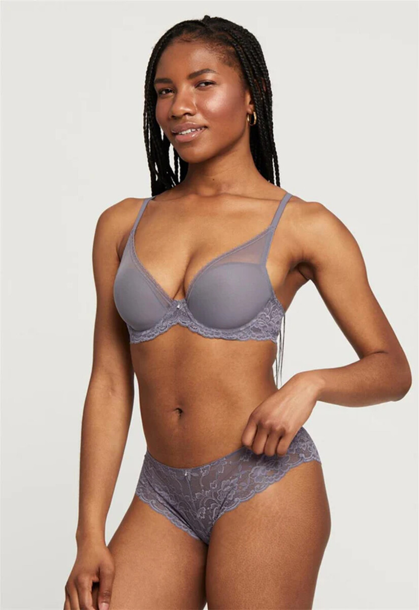 Panty Brazilian - Gris 