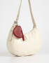 Bandoleras Boho Bandolera Formato Hobo - Blanco Crudo