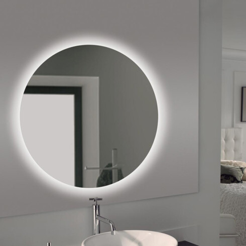ESPEJO REDONDO ANTI CORROSION CON LED 70CM DIAMETRO FEEL 000