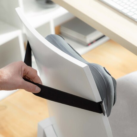 MASAJEADOR SHIATSU COMPACTO CUERO-POLIURETANO-Y-POLIESTER GRIS INNOVAGOODS