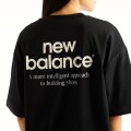 Remera New Balance de Dama - Intelligent - WT62N59VBK BLACK