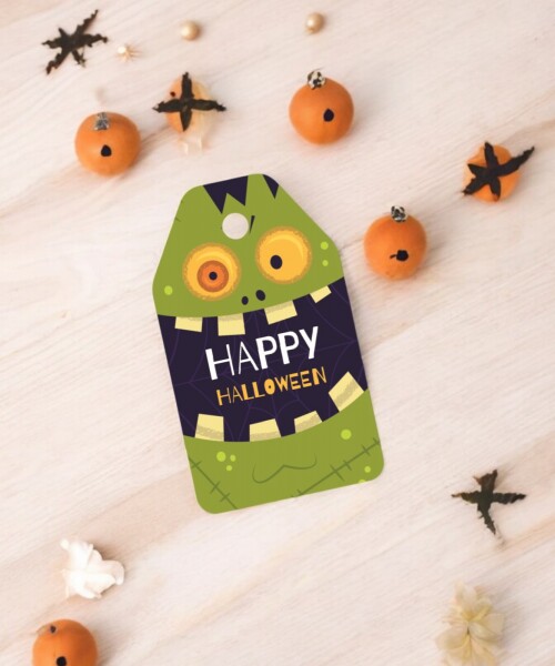 Tag halloween 5x8,5 DISEÑO 3
