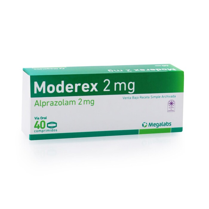MODEREX 2 MG. CJ X 40 COMP. única