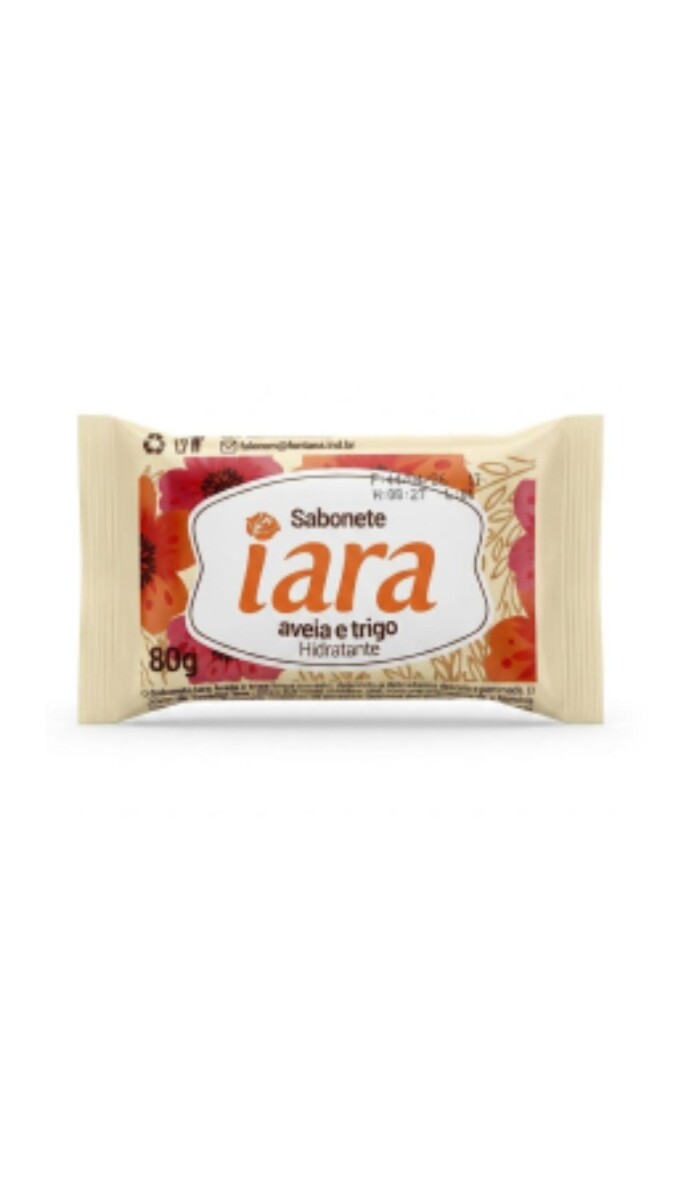 JABON TOCADOR IARA AVENA (AMARILLO) 80GRS UNIDAD 