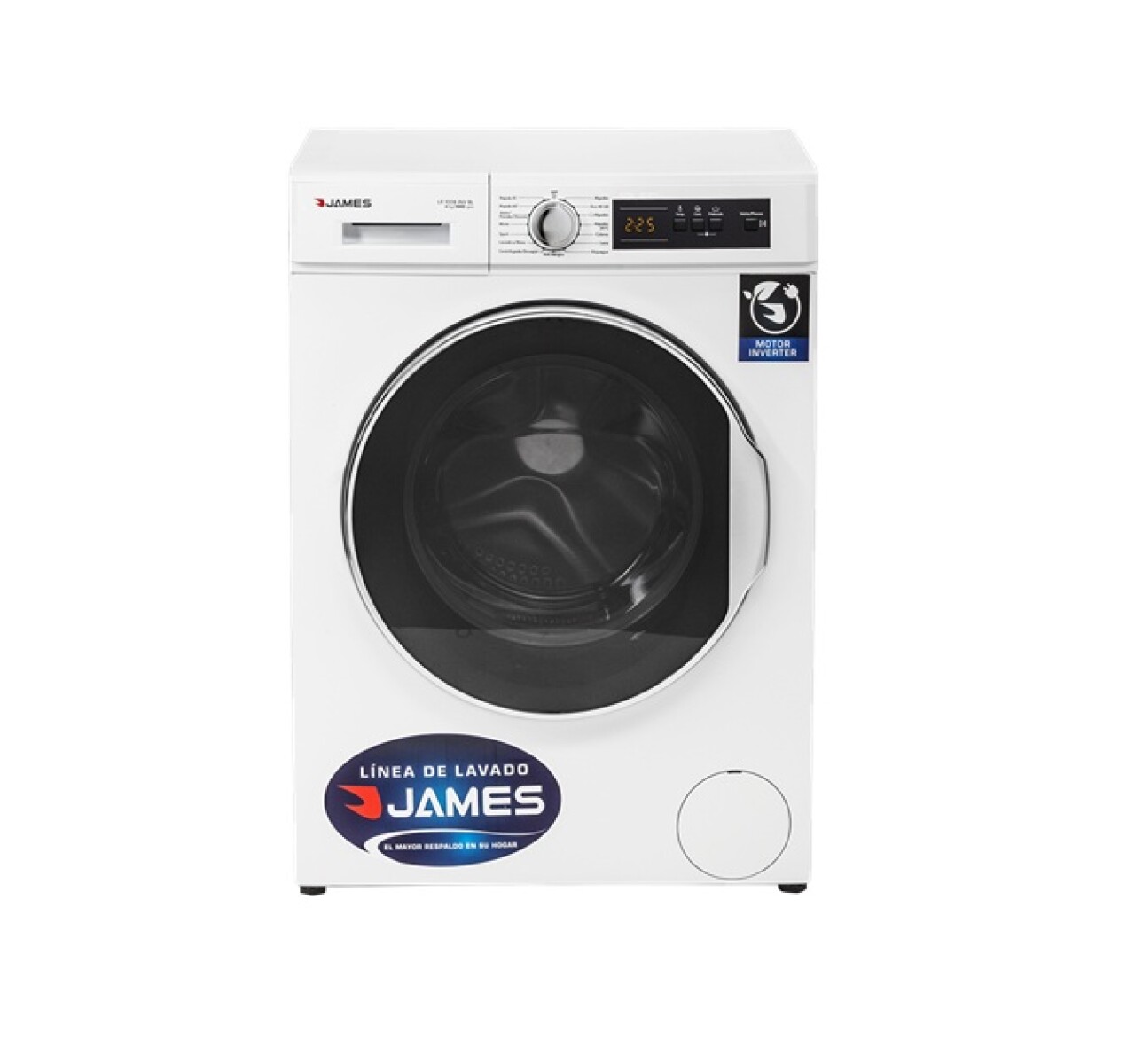 Lavarropas James 6k Inverter LR 1008 INV BL 