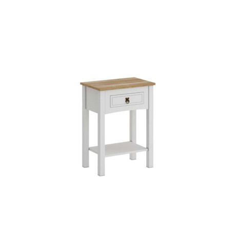 Mesa de luz Sommier Linea Mexicana Blanco