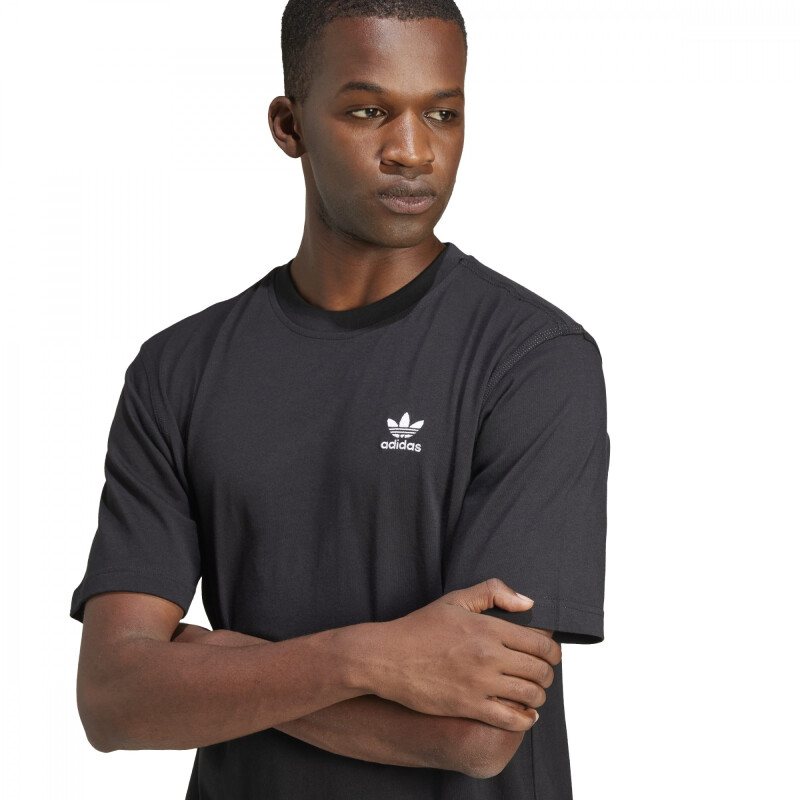 REMERA ADIDAS TREFOIL ESS TEE Hombre JI8545 Negro
