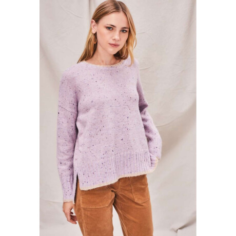 Sweater Bouttonne Lila