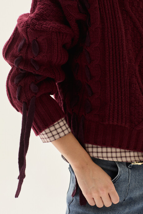 Polera Carmine Bordo