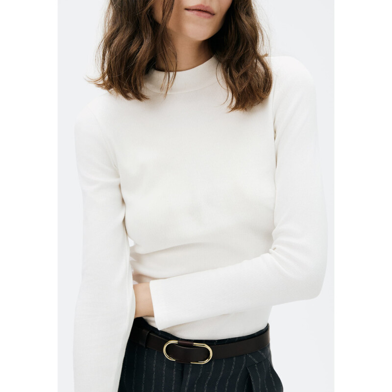 BLUSA ML FEM BEGE CLARO