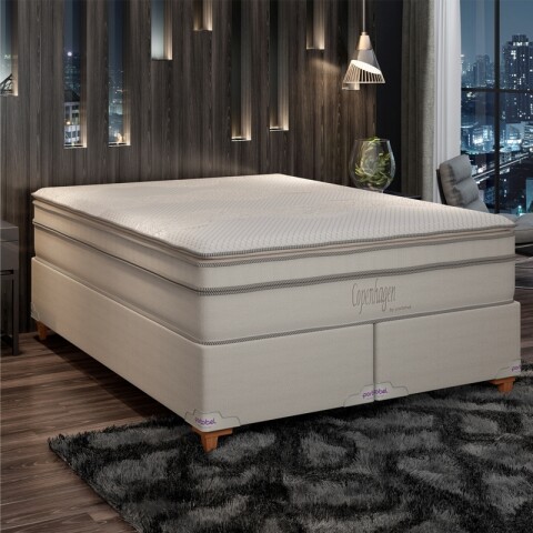 COLCHON QUEEN - Premium Copenhagen Espuma y Resortes Ensacados 158 x 198 x 42 cm - 5 Años de Garantía COLCHON QUEEN - Premium Copenhagen Espuma y Resortes Ensacados 158 x 198 x 42 cm - 5 Años de Garantía