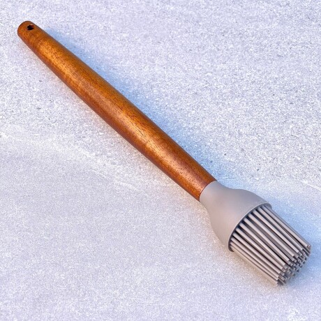 Pincel Gastronómico Silicona Mango Madera C&E 25cm Pincel Gastronómico Silicona Mango Madera C&E 25cm