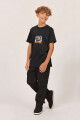 REMERA BOYS SPEC 3D SS Black J-negro