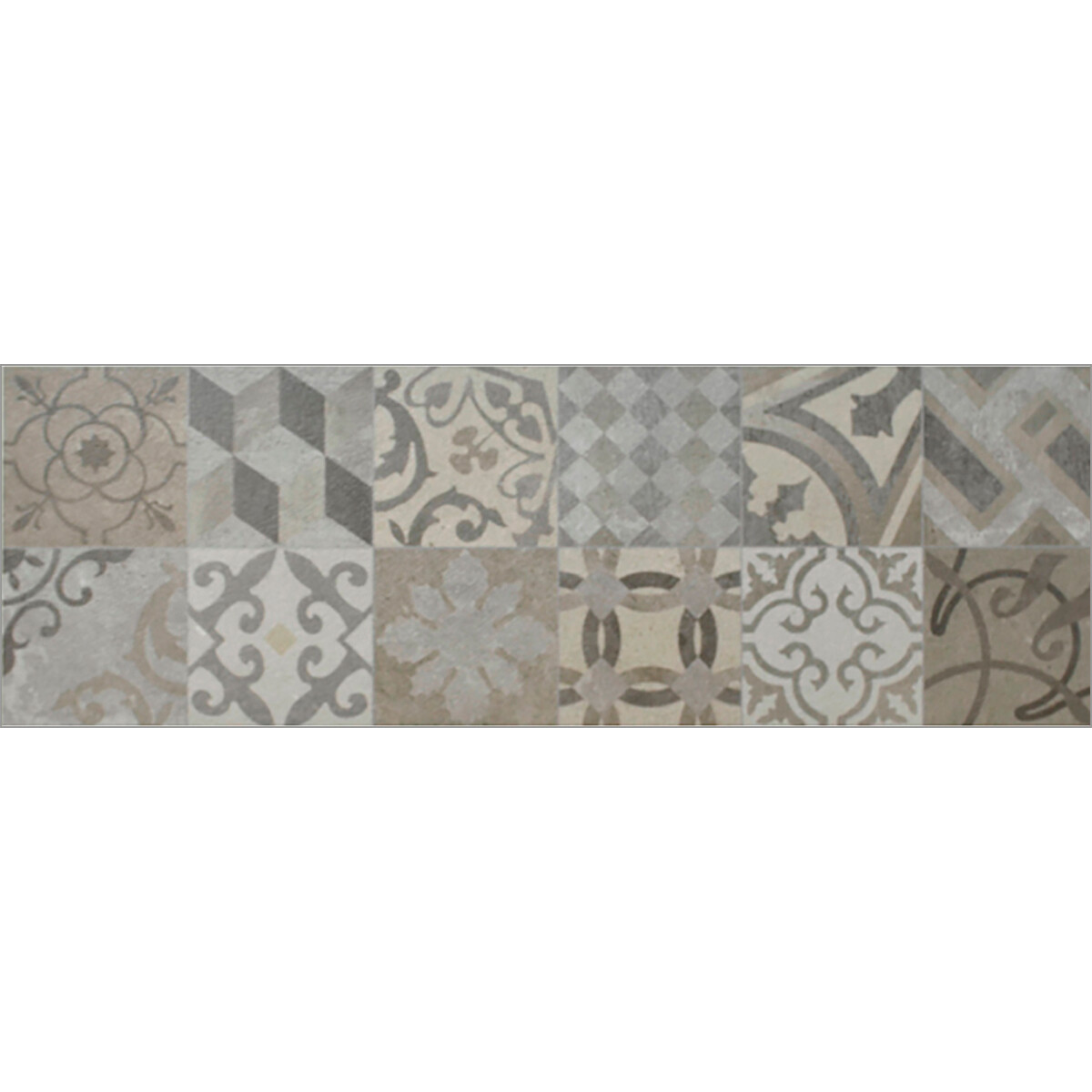 Ceramica Revestimiento Mate Gris Hidraulico 31.6X90 Linea 
