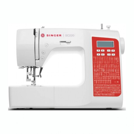 Máquina de Coser Portátil SINGER SC220-RD 750 Puntadas/min - Blanca Máquina de Coser Portátil SINGER SC220-RD 750 Puntadas/min - Blanca