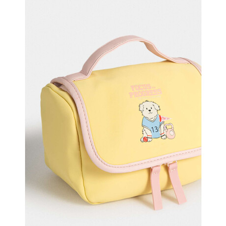 Portacosméticos Valija Amarillo Claro