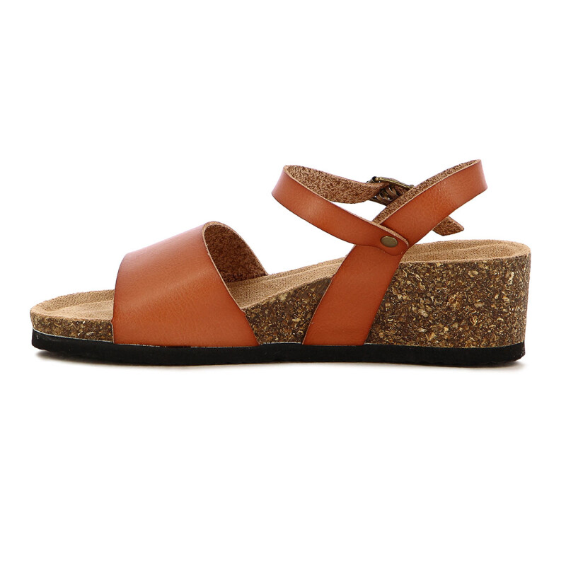Sandalias Casual Mujer Darkness Camel