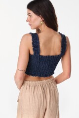 Top Bruma Azul