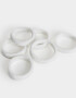 Gomitas Elásticas Sets Set por 6 Set De Gomitas Elásticas - Blanco Crudo
