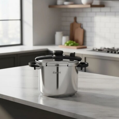 Olla a presión cuori modelo capri 12-plus 12 lts acero inox Olla a presión cuori modelo capri 12-plus 12 lts acero inox