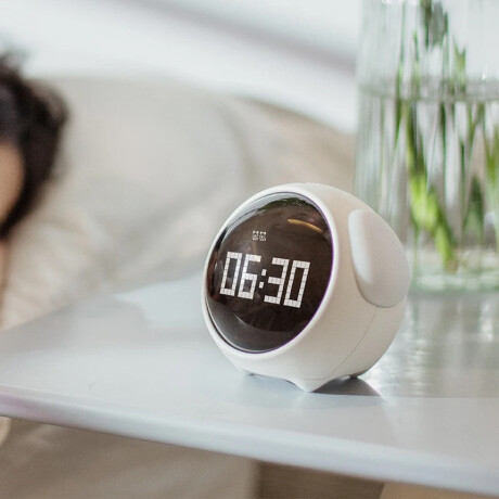 Reloj despertador digital Blanco