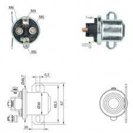 AUTOMATICO DE ARRANQUE VOLVO VOLVO PENTA AUXILIAR 24V SISTEMA MITSUBISHI ZM AUTOMATICO DE ARRANQUE VOLVO VOLVO PENTA AUXILIAR 24V SISTEMA MITSUBISHI ZM