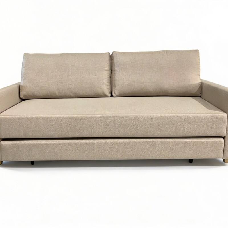 Sofá Cama Toledo 2.10m Lino Beige | Espuma D26 + Eucaliptus | Cama Auxiliar Incluida Sofá Cama Toledo 2.10m Lino Beige | Espuma D26 + Eucaliptus | Cama Auxiliar Incluida