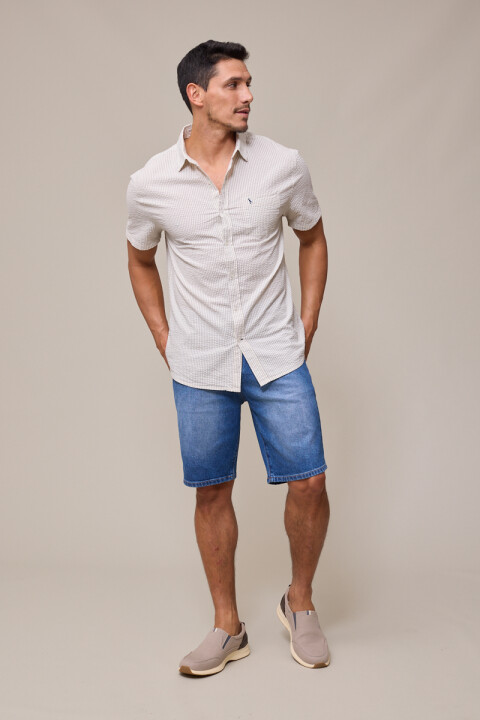 CAMISA M/C ESTURA POLANCO Celeste