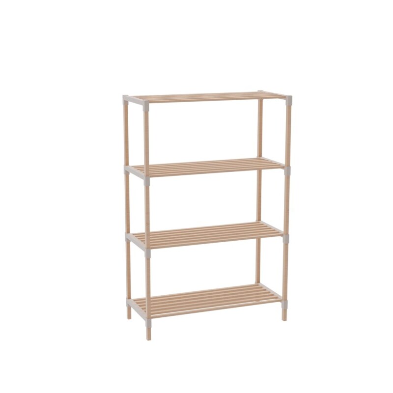 ESTANTERIA 4 NIVELES 116X65X30CM MADERA ESTANTERIA 4 NIVELES 116X65X30CM MADERA