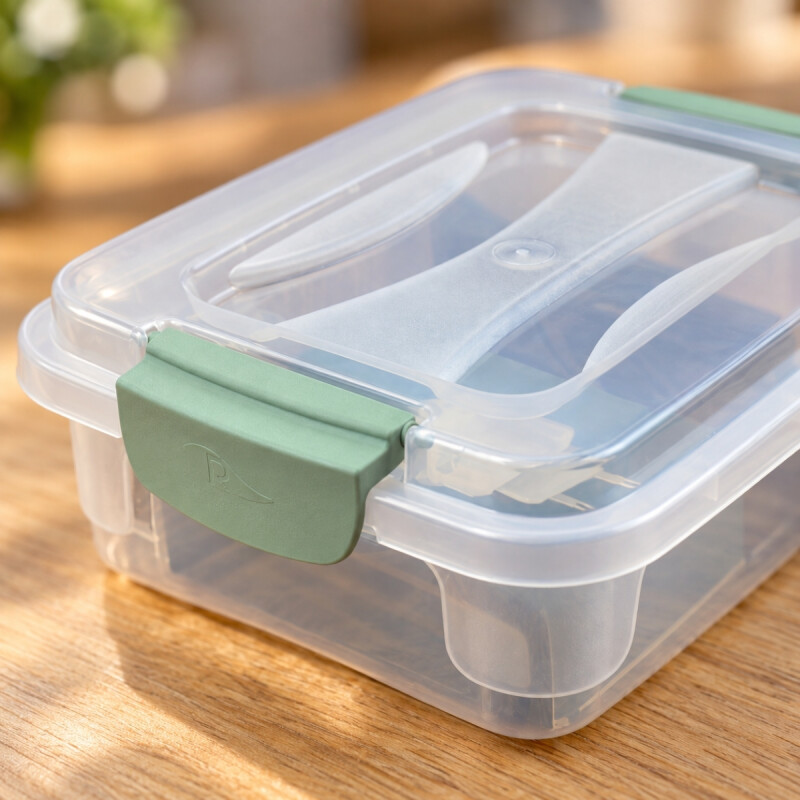Set x3 Caja organizadora 1,6 lts TRANSPARENTE