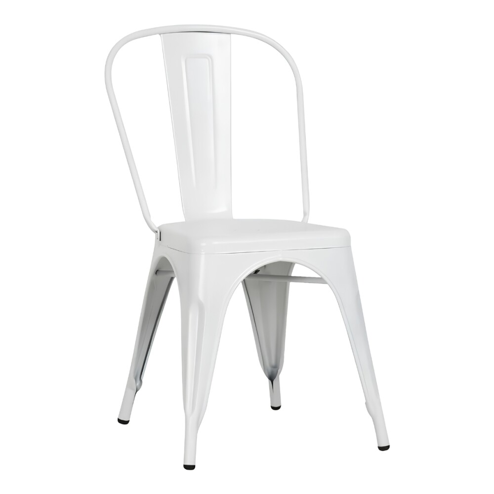Juego de comedor 4 sillas Tolix 120 Blanco